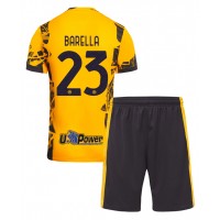 Inter Milan Nicolo Barella #23 3rd trikot Kinder 2024-25 Kurzarm (+ Kurze Hosen)